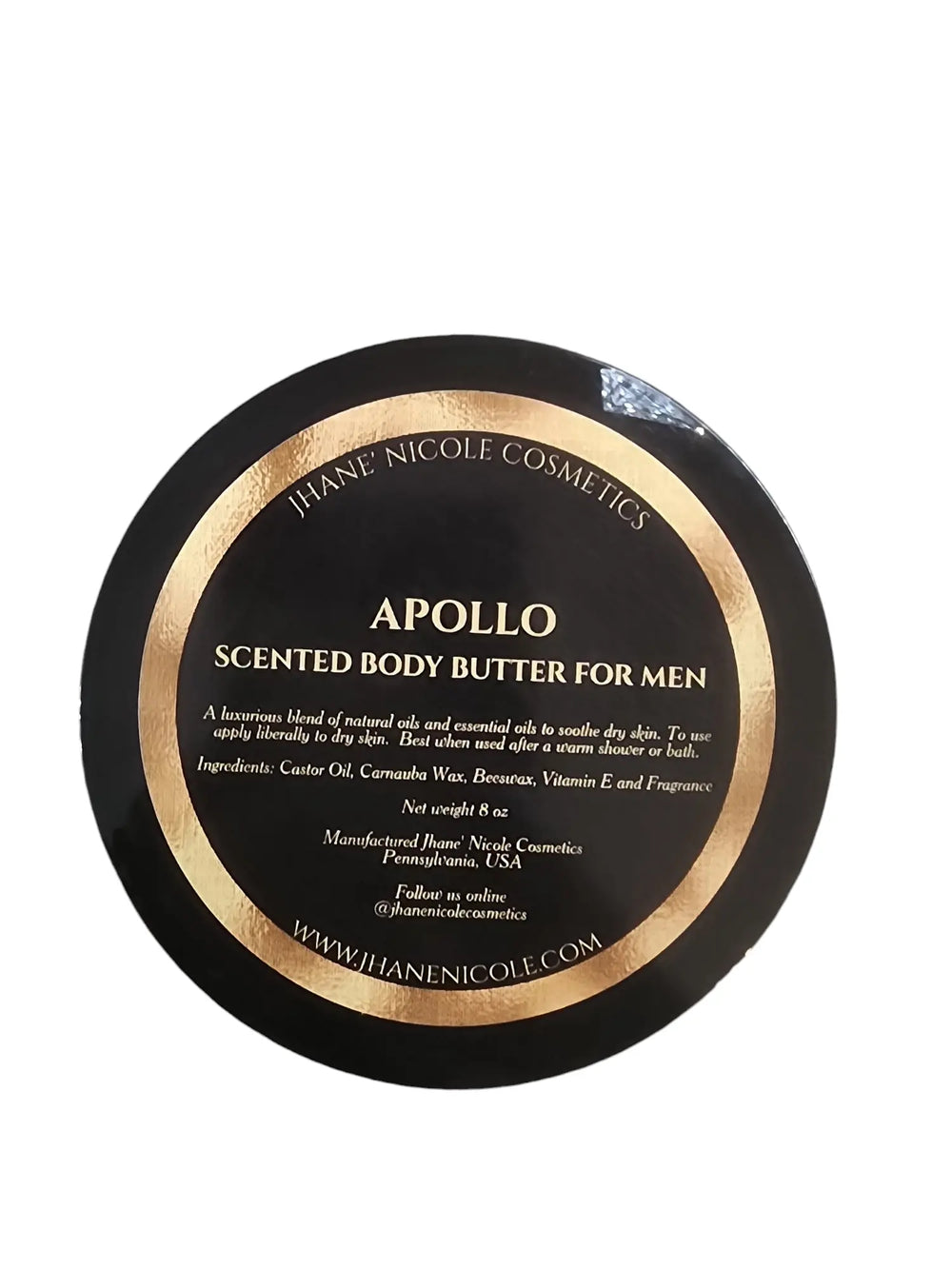 Apollo Scented Body Butter For Men Jhane' Nicole Cosmetics